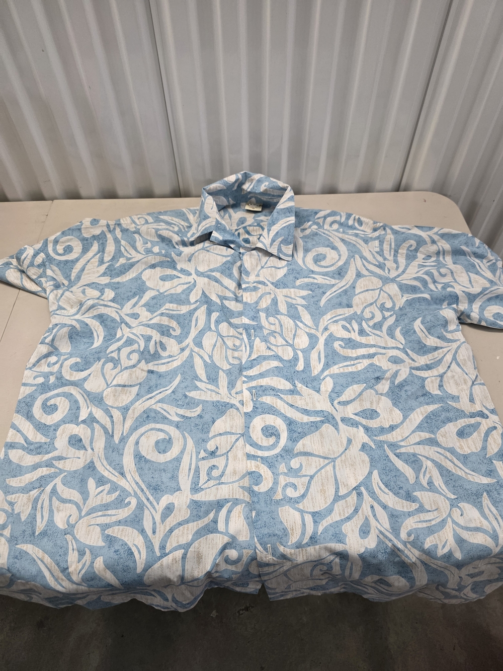 Go Barefoot Hawaiian Button Down Shirt Men's Size 3XL